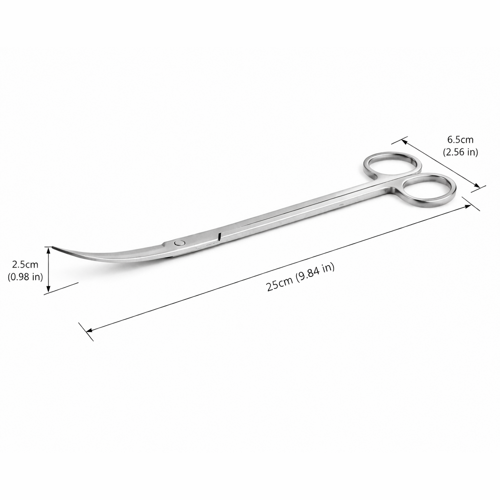 Aquascaping Scissors Curved 25cm