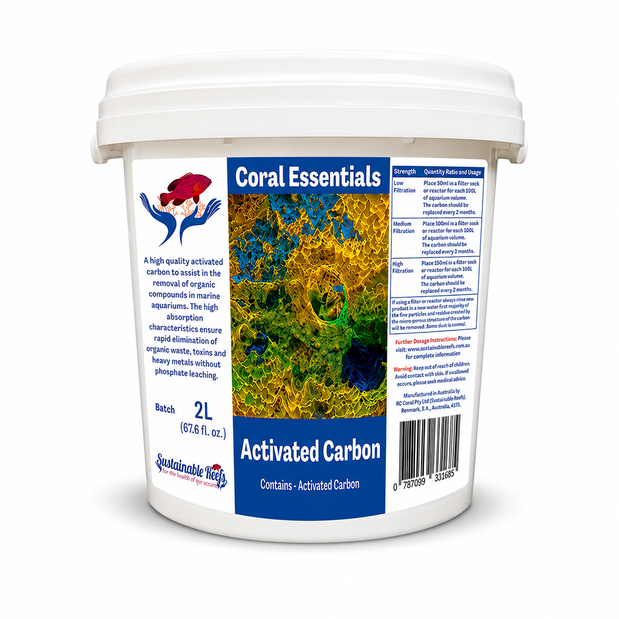 Coral Essentials Carbon and Zeolite