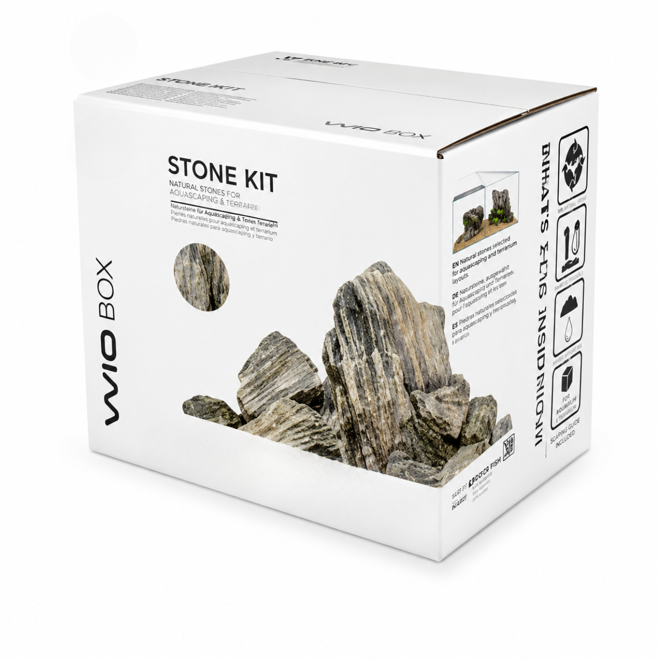 WIO - Grey Fossil Wood Stone