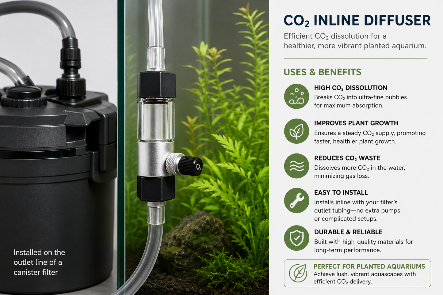 CO₂ Essentials Upgrade Kit – Regulator, Diffuser & Free Fertiliser