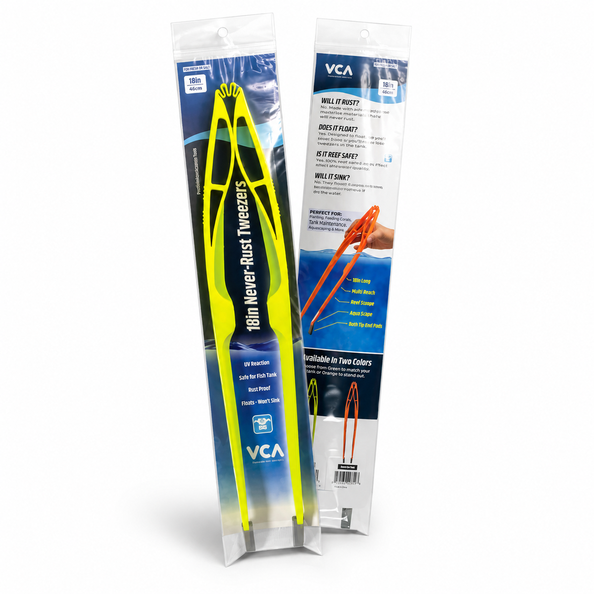 VCA XXL Never Rust Aquarium Tweezers