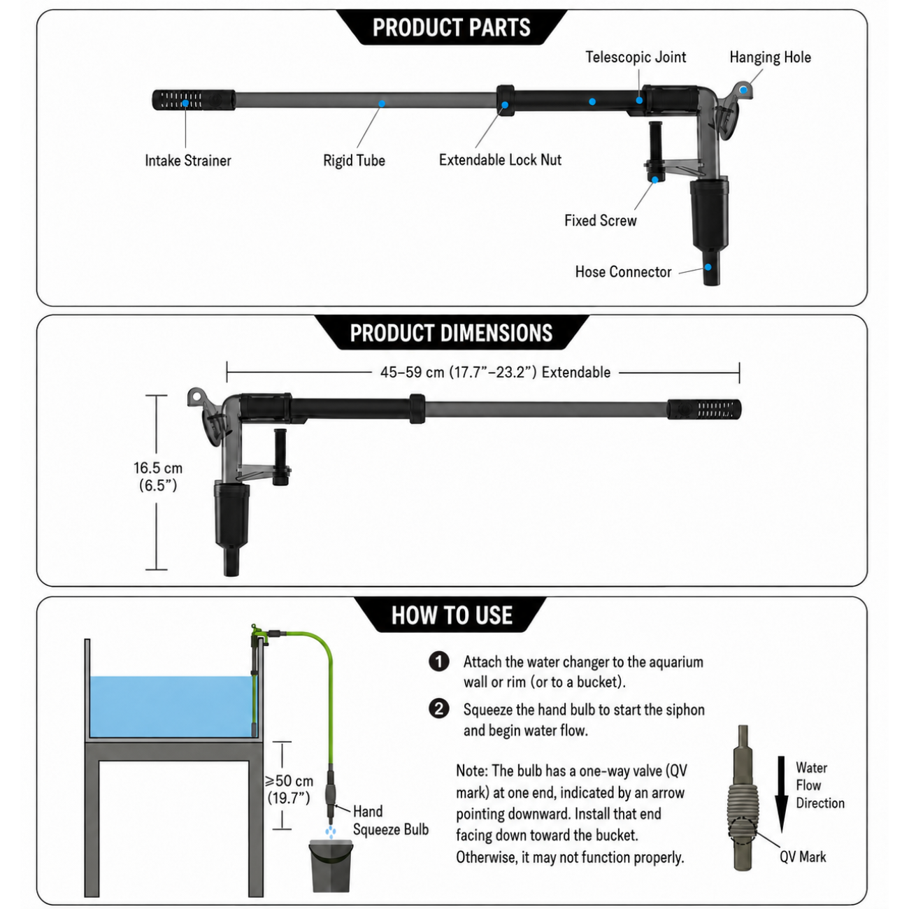 Siphon + Water Change Kit