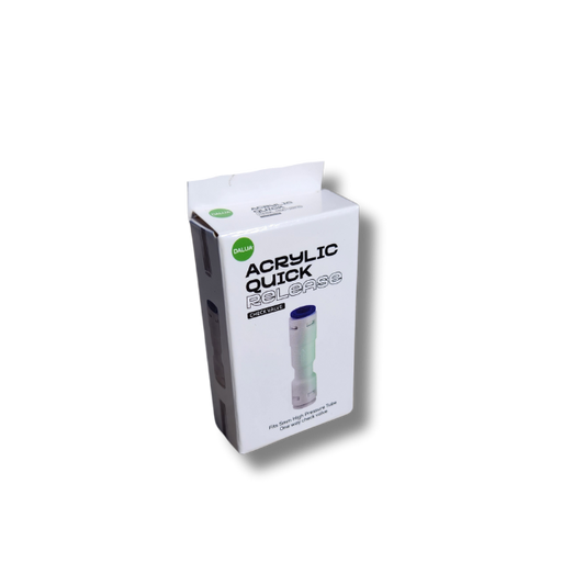 Acrylic Quick Release + Check Valve