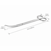 Aquascaping Scissors Curved 25cm