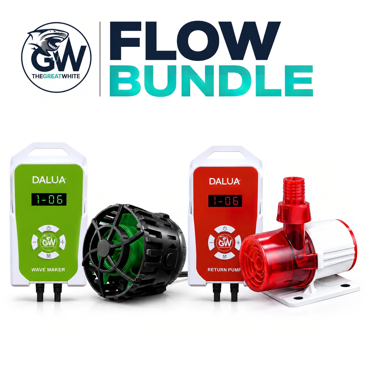 FLOW BUNDLE - Great White Return Pump + Wave Maker