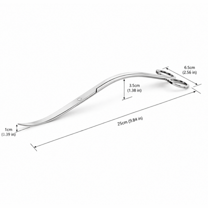 Aquascaping Scissors Double Curved 25cm