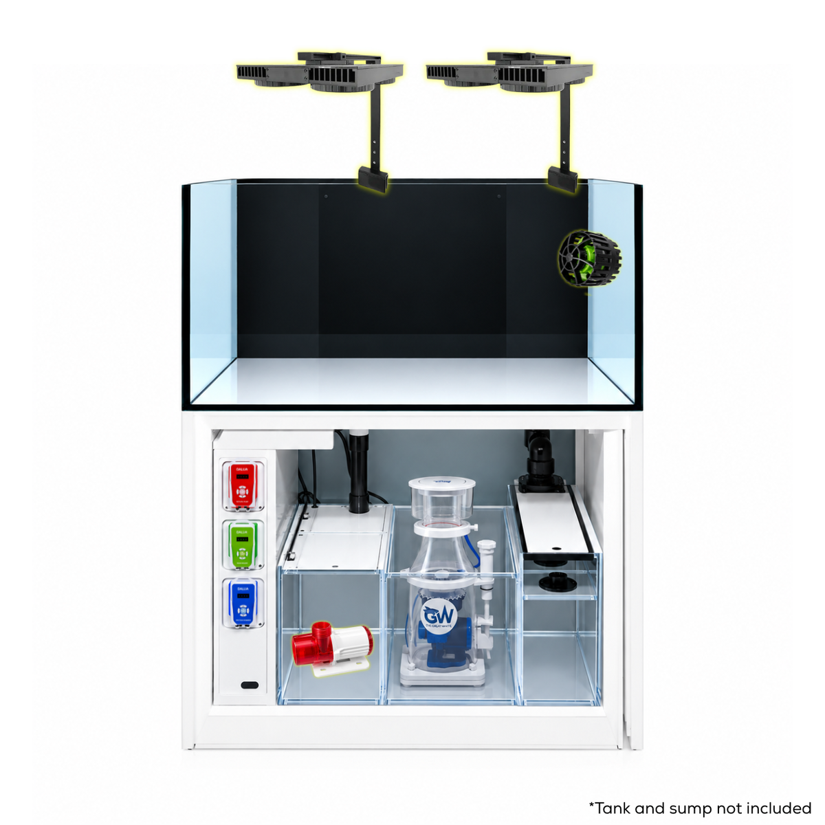 DALUA Ecosystem Bundle-WiFi Lighting + Wave Maker + Pump + Skimmer