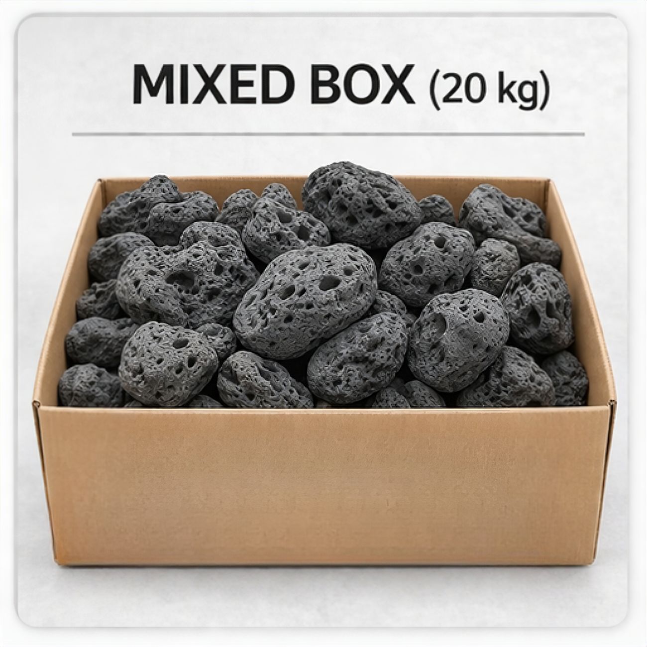 Black Lava Rock (Per Kg)
