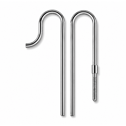 Inlet and Outlet Stainless Steel Lily Pipe Set