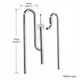 Inlet and Outlet + Skimmer Stainless Steel Lily Pipe Set
