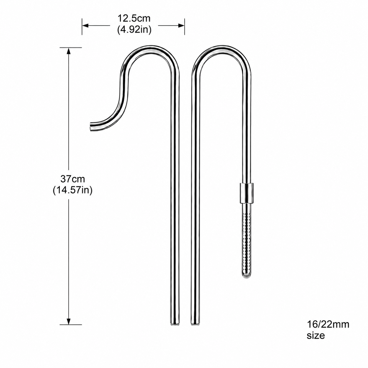 Inlet and Outlet Stainless Steel Lily Pipe Set