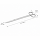 Aquascaping Scissors Straight 25cm