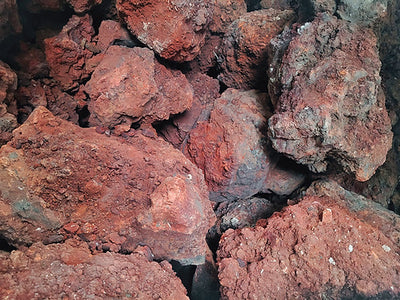 WIO - Wild Red Lava Stone p/kilo