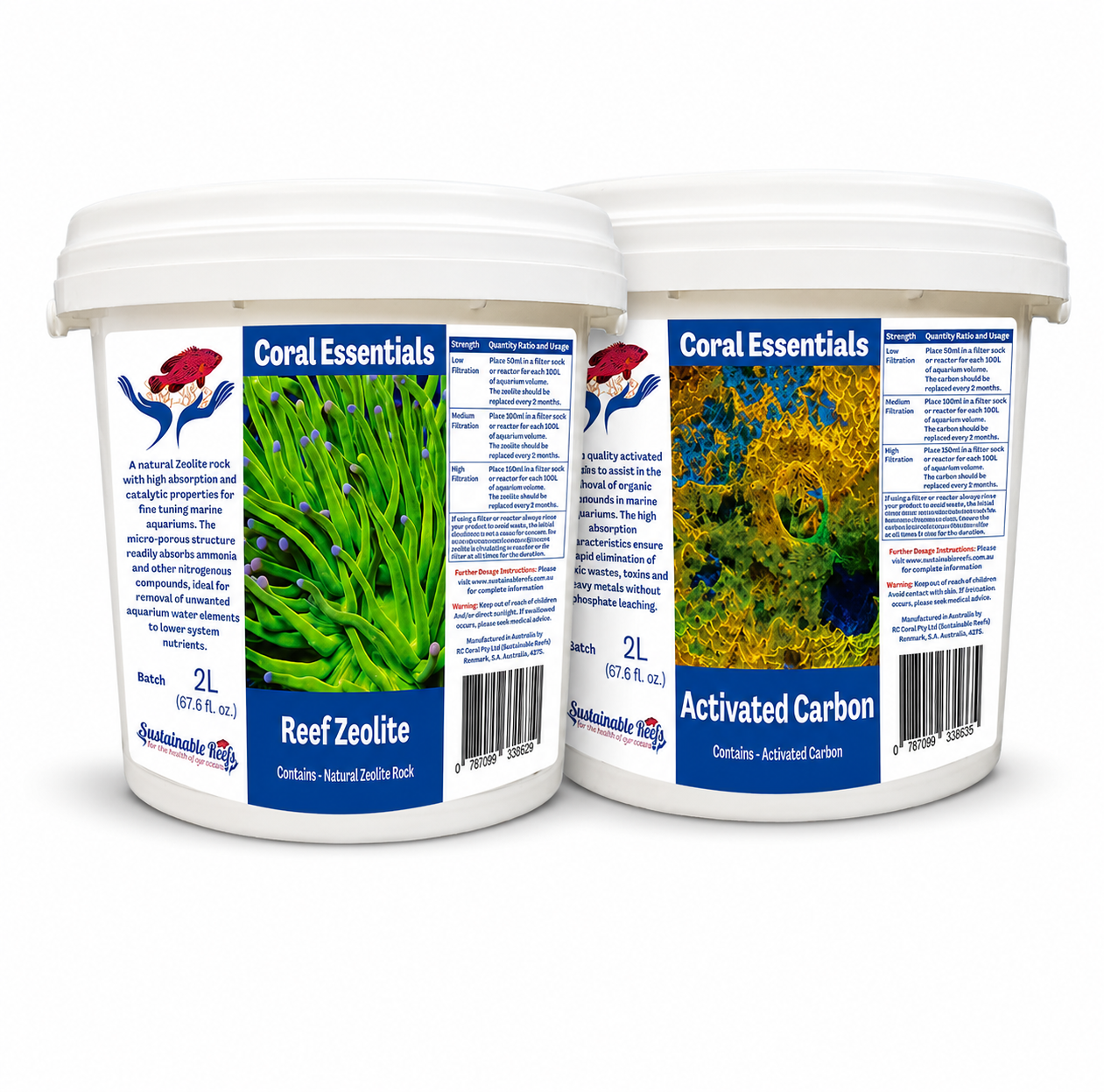 Coral Essentials Carbon and Zeolite