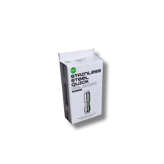 Stainless Steel Quick Release + Check Valve
